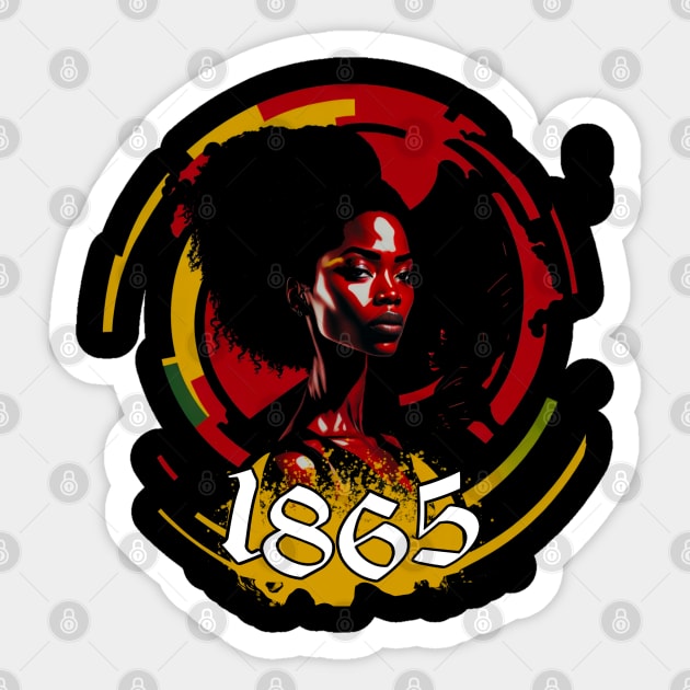 juneteeth - emancipation of enslaved African Americans 06/19/2023 Sticker by design-lab-berlin